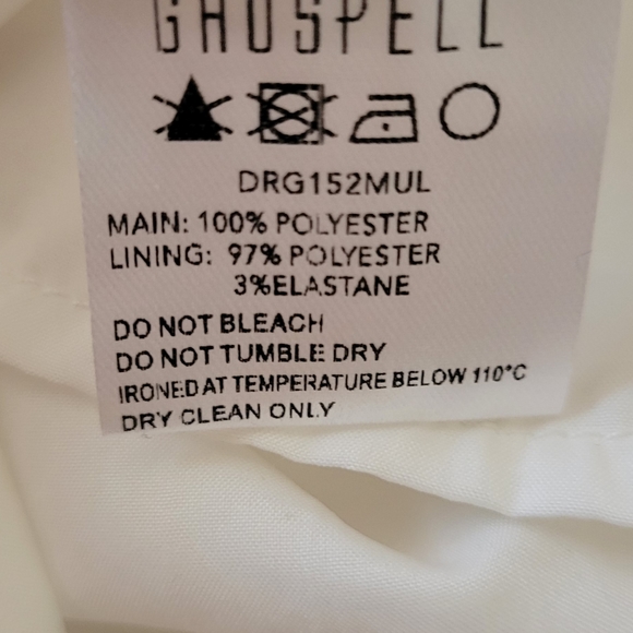 Ghospel Asos Dress in Red Flowers Maxi  Size s - Picture 4 of 6